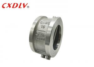 Quality Wafer Type Double Disc Swing Check Valve , Stainless Steel Check Valve Metal Seat for sale