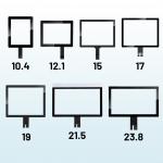 TFT-LCD Capacitive Touch Screen Capacitive Touch Monitor 10 O clock Viewing