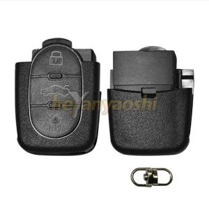 Quality Audi Smart Key Shell 3 Buttons With Emergency Key Insert No Blade Long Lifespan for sale