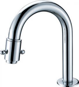 Quality CE Water Saving Single Cold Water Taps / One Handle Kitchen Tap with Ceramic Cartridge for sale