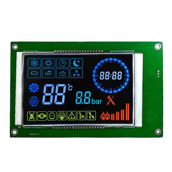 Buy 4.6 Inch VA COB Segment LCD Display Module 1/4 Duty 1/3 Bias 12:00 CLOCK at wholesale prices