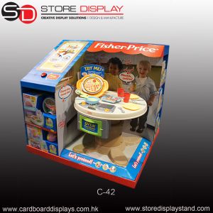 Quality customized PDQ toys tabletop display box for sale