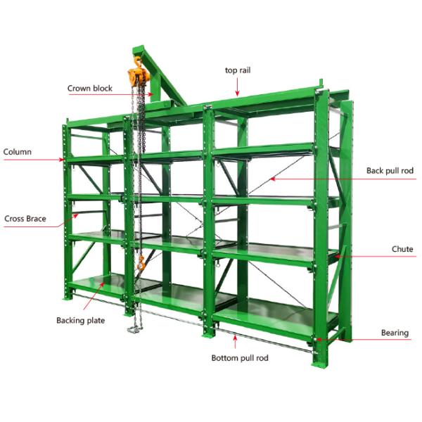 Drawer Racking Mould Rack Mold Rack Heavy Duty Warehouse Storage Rack