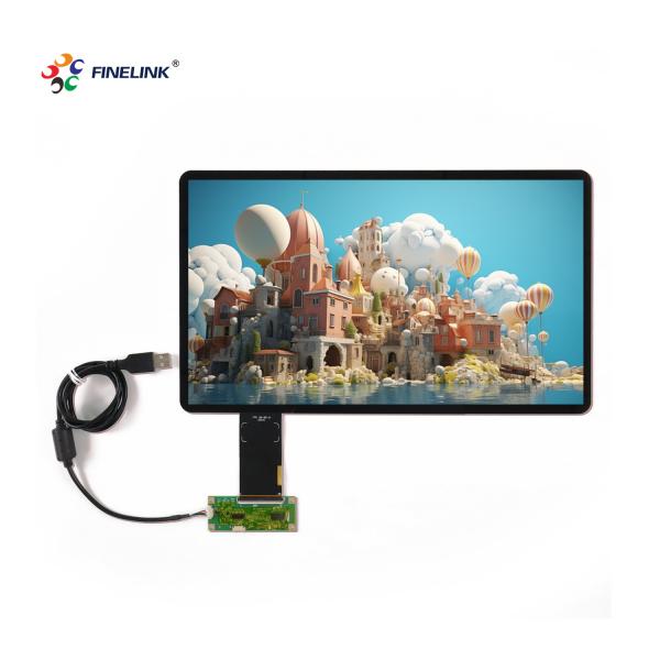 Buy 13.3" VA 295*166.6mm R Angle R10 COB Capacitive Touch Panel Display USB/IIC/RS 232 Interface at wholesale prices