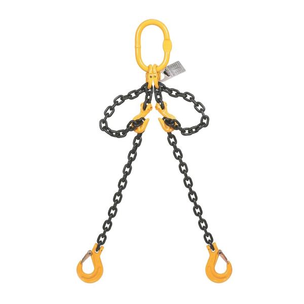 Buy 18mm Two Leg Chain Sling With Shortening Hooks And Self Locking Hooks at wholesale prices