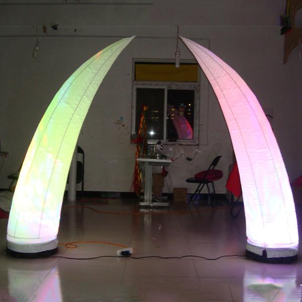 3.5m Inflatable Air Column Custom Logo Advertising Lights OEM