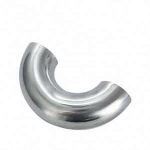 China Customized Sizes 180 Degree Short Tube Sanitary Stainless Steel Elbow on sale