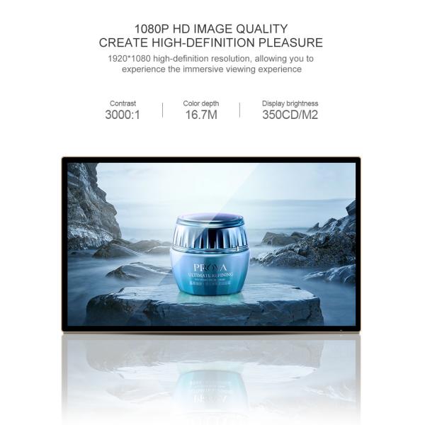 CCC FCC 55 65 Inch Suspend Ad TV Smart Network Wall Mount LCD Display