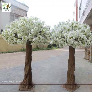 Quality UVG CHR06 High simulation white cherry blossom trees in artificial flowers for sale for sale