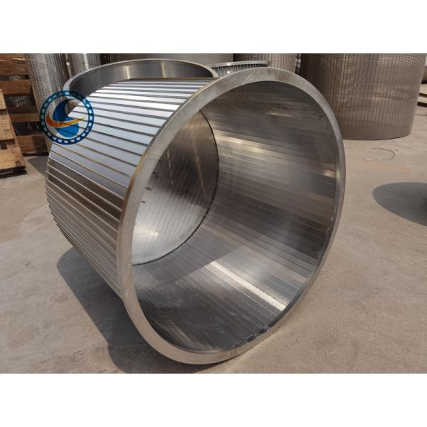 Ss304 450mm Dia Wedge Wire Mesh Filter Screens For Wastewater Treatment