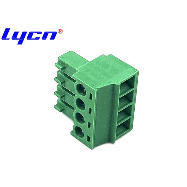 Pluggable Female Terminal Block 3.81 Mm 1×4P Straight Without Flange