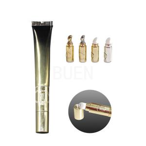 China Eye Cream Custom Cosmetic Tubes Packaging Vibration With Metal Applicator on sale