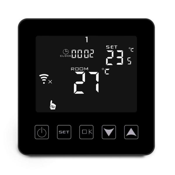 weekly Programmable Touch Screen Electric Heating Thermostat 16A LCD Display for Electric Floor HeatingController