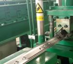 High Speed Rack Shelf Roll Forming Machine With Servo Feeder And Hydraulic Punch