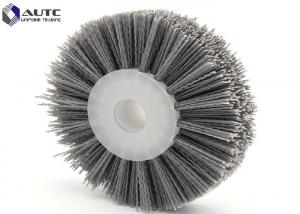 China Abrasive Rotary Steel Wire Brushes Rotary Tool Wire Brush Hdpe Plate Material Rotary Grinding Nylon Abrasive Brush on sale