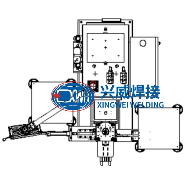 Standing Spot Automatic Feeding Point Welding Machine For Shock Absorber End Cap