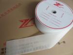 Silk Screen Hook And Loop Roll / Clear Nylon Non-Brushed Loop Fastener Tape