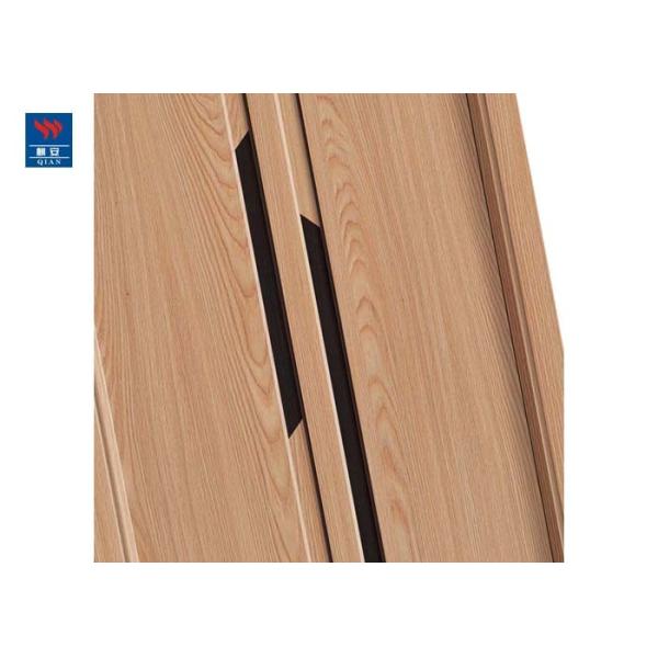 Eco Friendly Wood Polish Streak Wooden Door Elegant Wpc Wood Door For Bathroom
