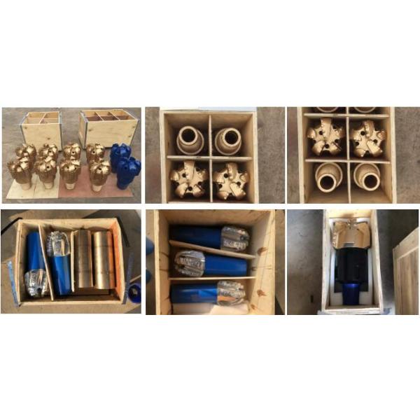 Rock Drilling Borehole PDC Bit / API Thread 6 Nozzle PDC Drill Bit For Soft To Hard Formation