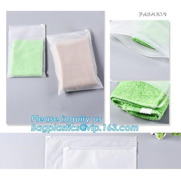 silkscreen printing holographic make up bag with slider lock, cosmetic organizer korean cosmetic bag, zipper slider conv