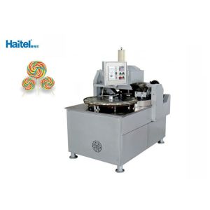 Quality Swirl Lollipop Candy Making Machine Flat Rainbow Automatic Plant Layout for sale