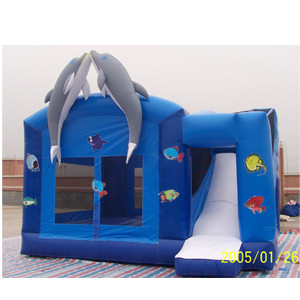 Quality Inflatable Bouncer / INFLATABLE jump / inflatable dolphin bouncer for sale
