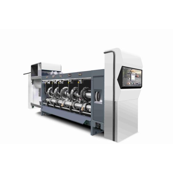 All Comupter Controled G6-0920 Corrugated Cardboard Pressure Free Feed Structure Lead Edge Vacuum Transfer 4 Color Printer+Slotter+Die Cutter+Vibrator