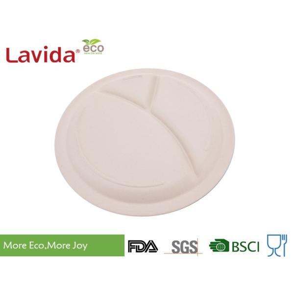 Non - Toxic High Strength Bamboo Kids Tableware Round Ocean Whale Shape For Home