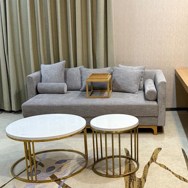 Luxury 5 Star Hotel Custom Size Bed Wooden Modern Hotel Bedroom Sets