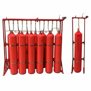High Safety CO2 Fire Suppression System With Mechanical Emergency Manual