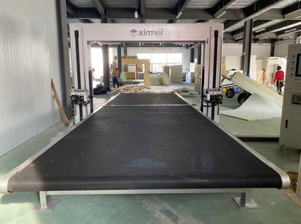 Buy Fast Foam Profile Cutting Machine Double Vibrating Industrial Foam Cutting Machine at wholesale prices
