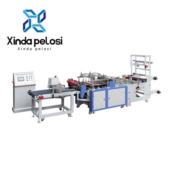 Buy Horizontal Type PE Zipper Bag Making Machine With Auto Zipper Attaching System at wholesale prices