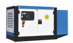 Blue White Canopy Generator Set - Quiet and Fuel-Efficient Solution for Backup