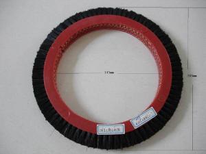 Quality Black Red Stenter Brushes Wheel , Eco - Friendly Artos Stenter Brush Roller for sale