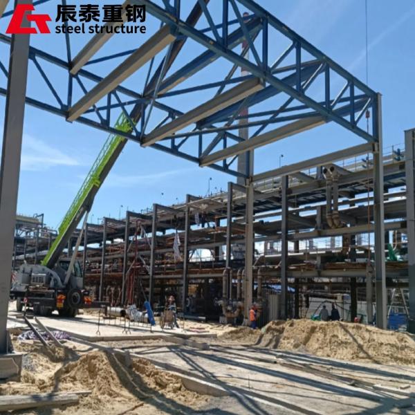 Industrial Grid Steel Structure High Rise Building Wind Resistant