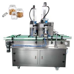Quality Cheese Stuffed Olives Automatic Screw Capping Machine For Glass Jars for sale