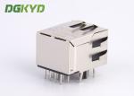 Net Bridge RJ45 Connector With Lan Filter 10 / 100 Base Side Entry Factory