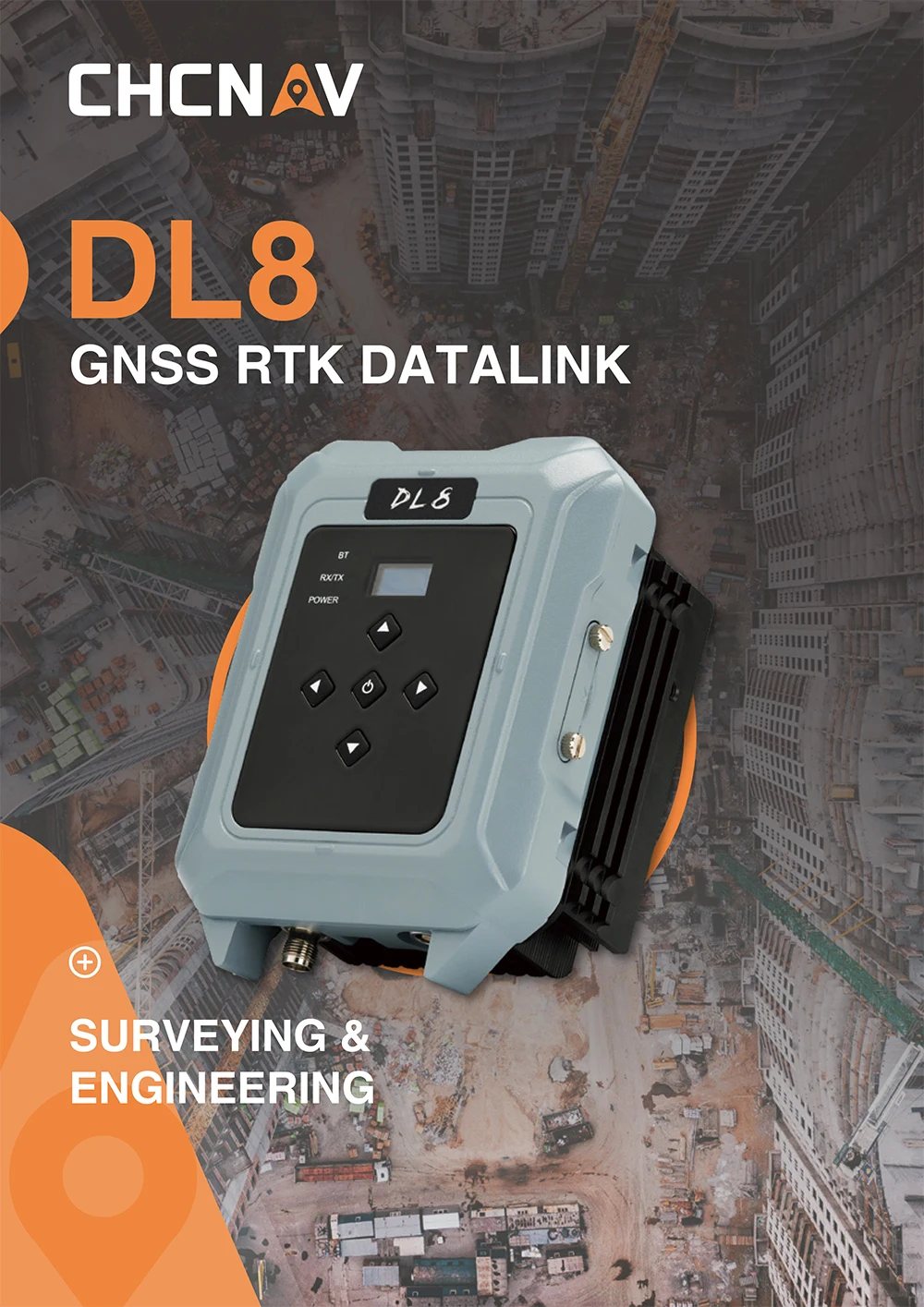 CHCNAV GNSS RTK Receiver GPS External Radio DL8 Datalink for Radio Protocols