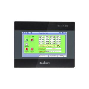 Quality 408MHz 4.3&quot; HMI PLC All In One GX Developer 8.86 Military 32 Bit CPU for sale