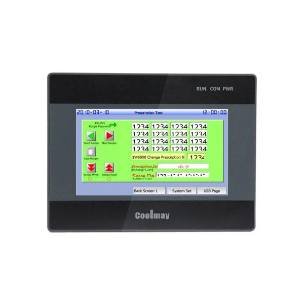 Buy 408MHz 4.3" HMI PLC All In One GX Developer 8.86 Military 32 Bit CPU at wholesale prices