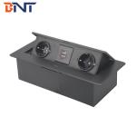 with double usb charger interface round corner conference table pop up socket