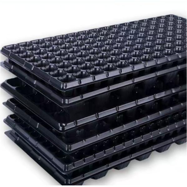 Flexibility Deep 128 Cell Plug Tray Breaking Resistant For Greenhouse And Vegetables