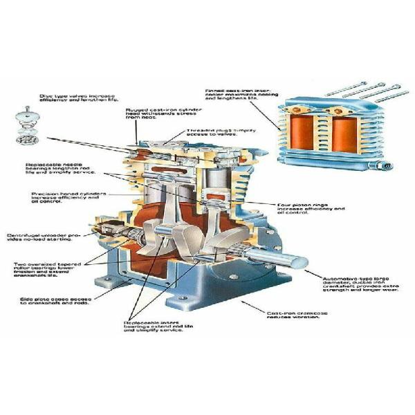 Electrically Powered Rotorcomp LGSD-37 Series Screw Air Compressor With Intelligent Control