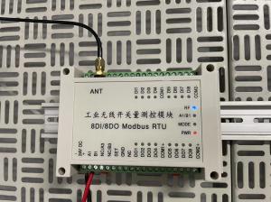 Quality 8 Channel Modbus Wireless I O Controller RTU 8DI8DO 2km Lora 433MHz for sale