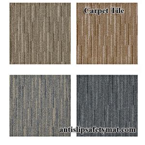 50x50CM Removable Carpet Tiles PVC Backing Polypropylene Carpet Tiles