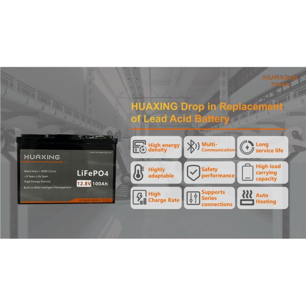 12.8V150Ah 200 300Ah Lead Acid Replacement Vehicle Battery with Long Operating Life