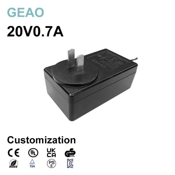Buy 20V 0.7A Wall Mounted Power Adapters For Depilator Monitor Monitoring Adapter Barcode Printer Single Color Neon at wholesale prices