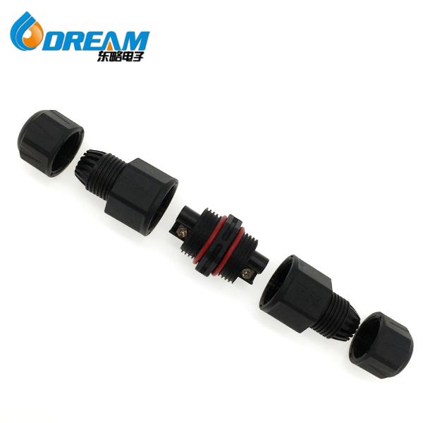 Led Lighting Assembly ROHS Waterpoof Nylon Solderless Screw Terminal Connector T Shaped Connector