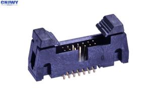 China Dual Row Wire To Board Power Connector , Through Hole Pcb Terminal Connector on sale