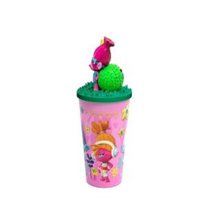 Quality OEM 3D Collectible Designer Toy Custom Your Own Plastic Cup 3D Cartoon Drink Cup for sale